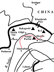 Concordia Trekking Route